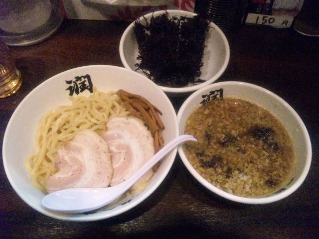 つけめん+岩のりトッピング。_らーめん潤 亀戸店