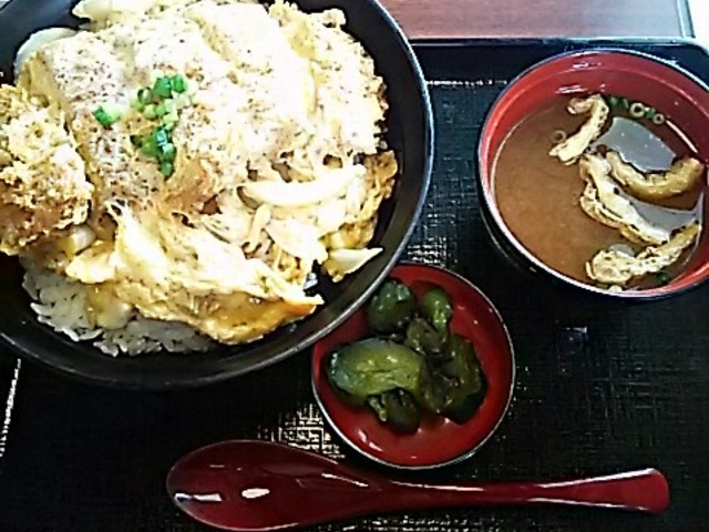 カツ丼 写真_まるまつつくば花畑店