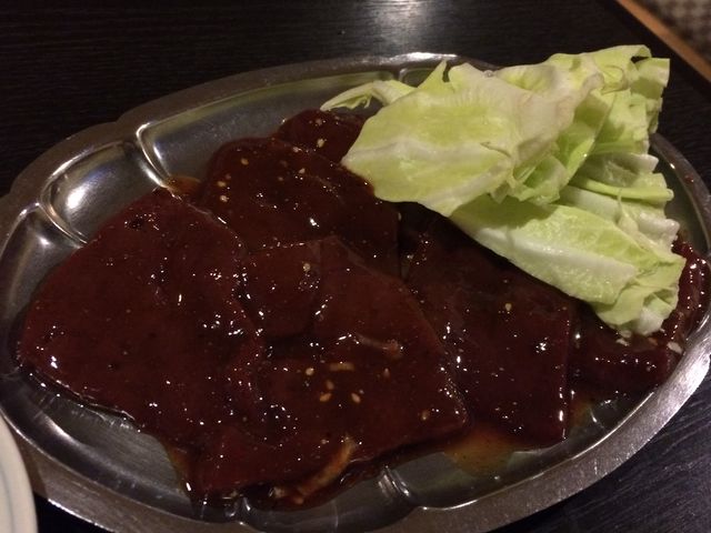 レバー_焼肉 釜山 松本
