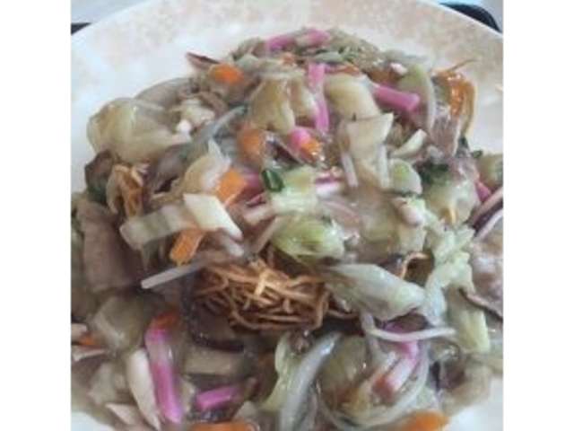 かた焼きそば
_エアポート山形屋 2階ファミリーレストラン