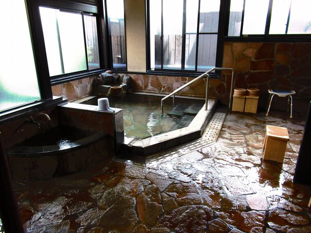 むし湯後のお風呂_鉄輪むし湯