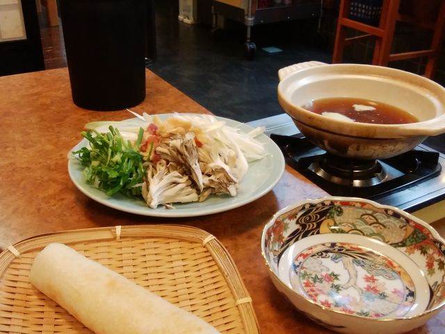 大きなキリタンポ、せり、ゴボウ、比内地鶏_元祖 むらさき