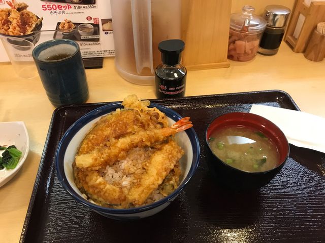 サンキュー天丼390円_てんや門前仲町店