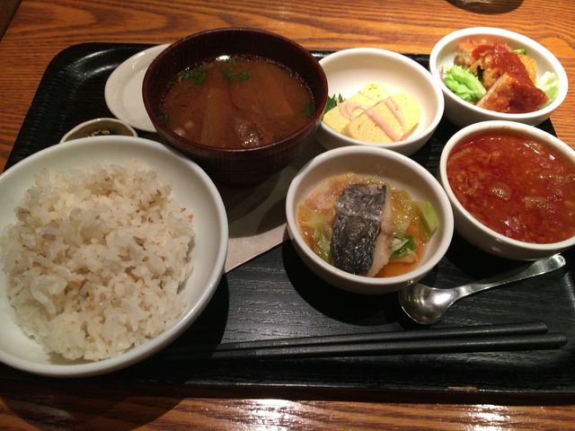 ランチ_和カフェ yusoshi chano-ma 上野店