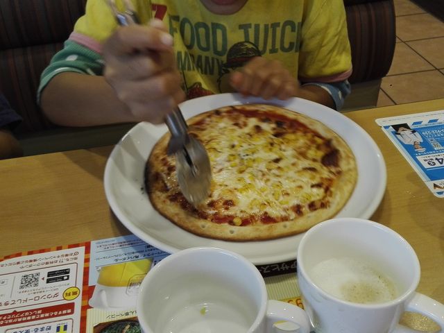 朝からピザも食べられます!_ガスト 豊田店