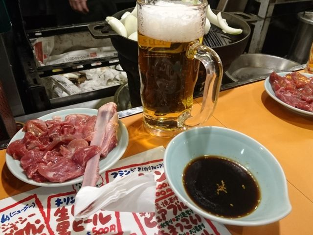 二皿目から注文可能な、脂身のある肉_さっぽろジンギスカン 本店