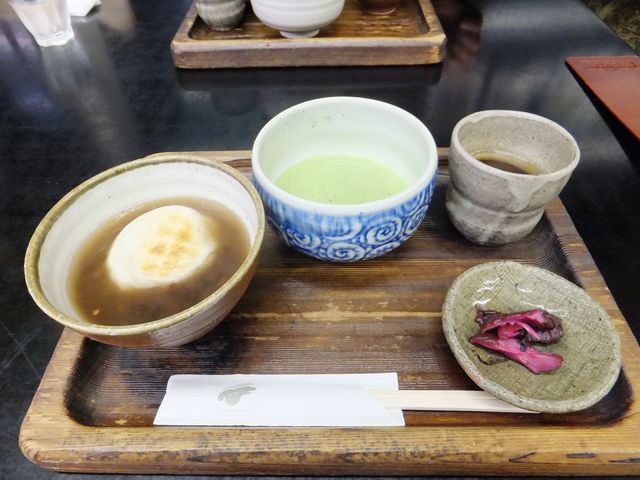 ぜんざいと朝宮抹茶のセット_山本園