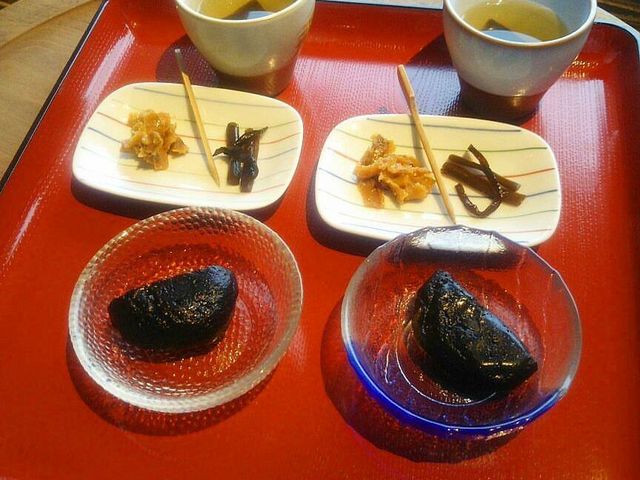 入浴後のお茶菓子_ペスカードいなとり