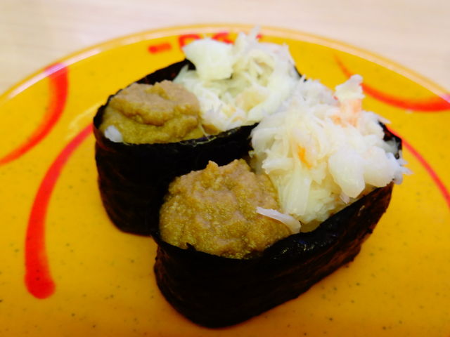 ずわい蟹軍艦_スシロー 港築盛店