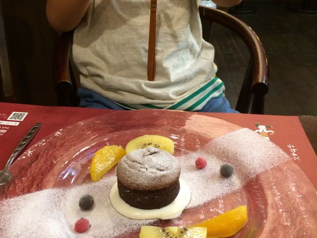 子供の誕生日にサービスして頂きました。_キッチン飛騨