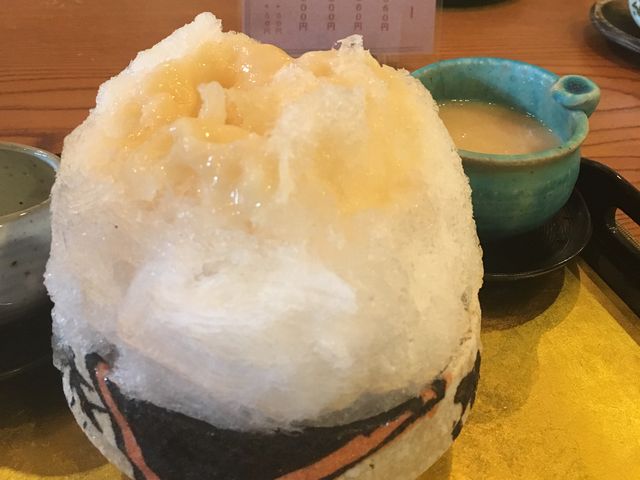 桃のかき氷_鬱花