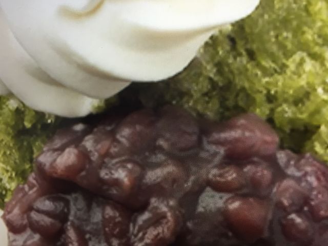 宇治金時かき氷_甘党まえだ 天王寺Mio店