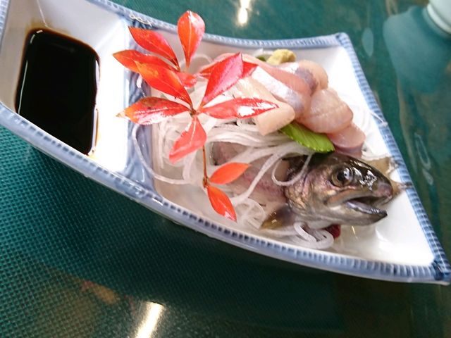 イワナの刺身です_天好園