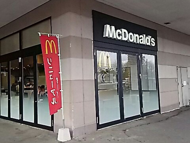外からも入れます。_マクドナルドイオン今市店