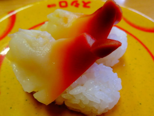 蒸しほっき貝_スシロー氷上店