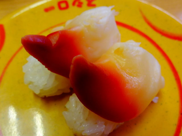 蒸しほっき貝_スシロー豊橋西口店