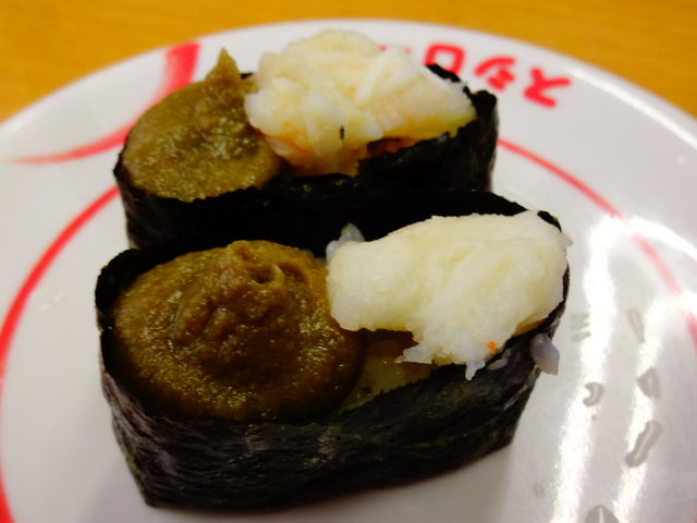 ずわい蟹軍艦_スシロー日進店
