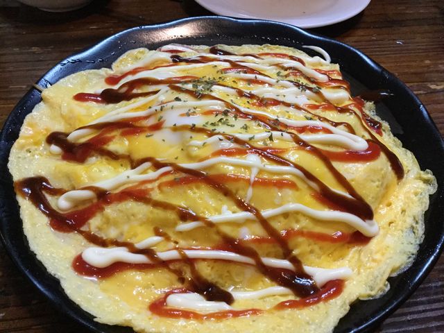 オムそば_ビヤガーデン国境
