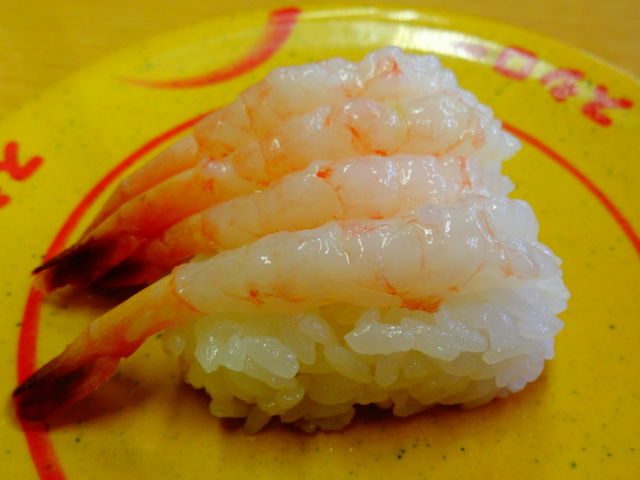 甘えび_スシロー三重川越店