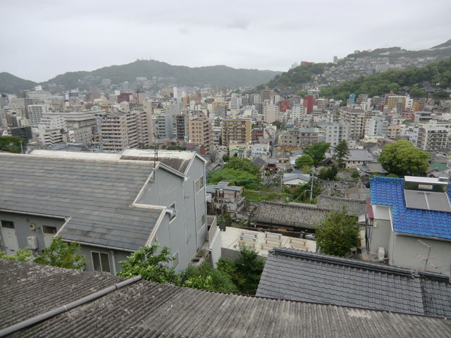 亀山社中から見た長崎市内_亀山社中