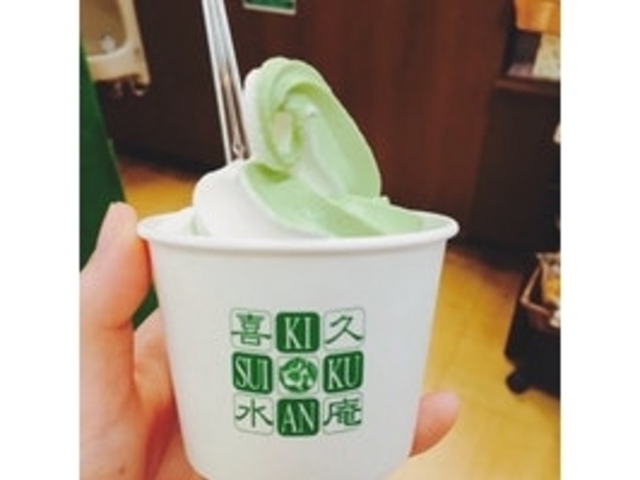 オススメの抹茶ソフト!_喜久水庵 新潟南店