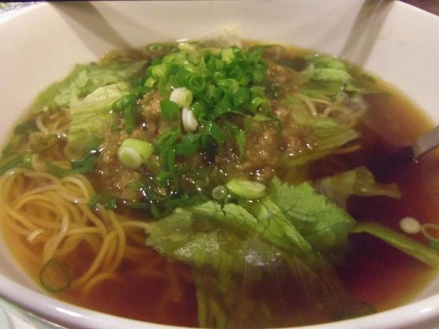 薄っぺらい味の広東麺_中国料理 品品香(ピンピンシャン)