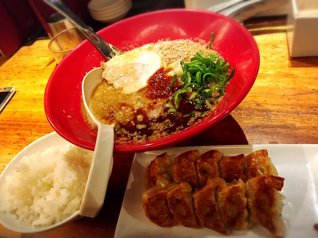 ライスと餃子のセット_一風堂 銀座店