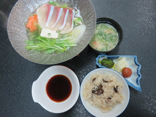 夕食_漁火の宿シーサイド観潮