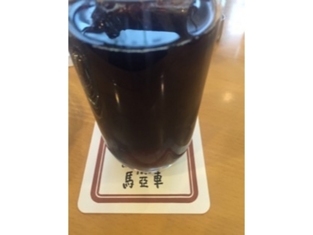 アイスコーヒーです。_馬亜車神田店