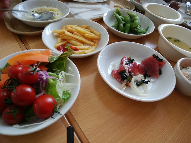 サラダが北海道産の野菜を多く使っていました。_レストラン ヴィーニュ
