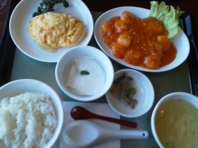 エビチリセット(1728円)_カトレヤダイニング 名古屋店