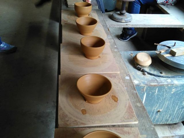 #初ロクロ#5人分の作品_マルダイ窯