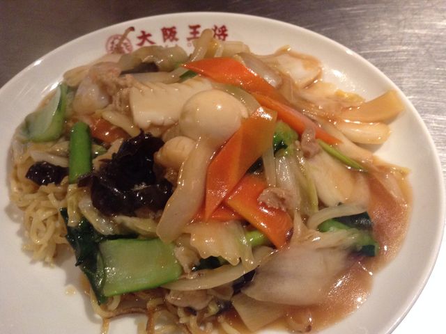 あんかけ焼そば_大阪 王将 学芸大学店