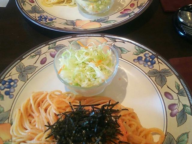 ランチのパスタ_ダンケ珈琲店