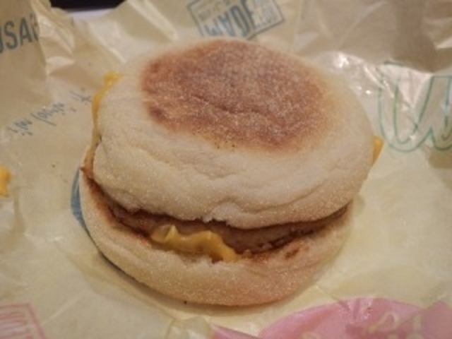 ソーセージマフィン☆_マクドナルド守谷店