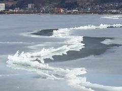 諏訪湖の御神渡りの写真2