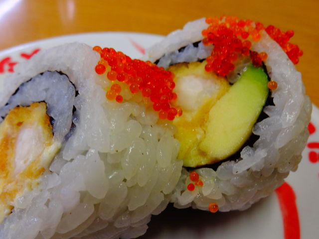 海老フライアボカドロール_スシロー幕張店