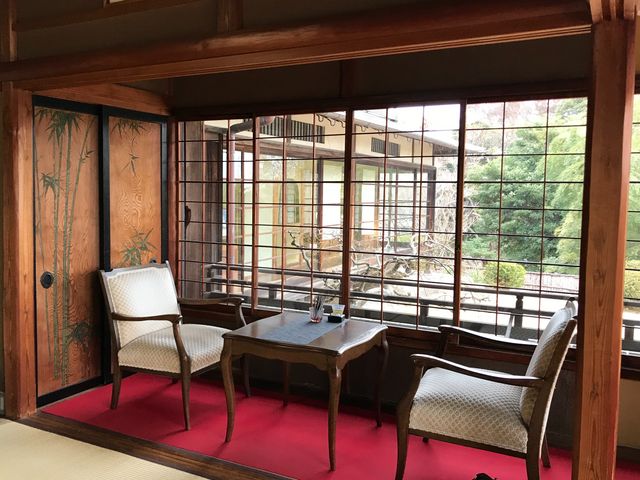 【カフェ清閑亭】和洋が一体なのが明治っぽい_カフェ清閑亭