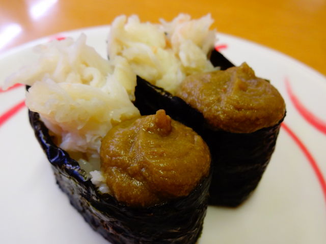 ずわい蟹軍艦_スシロー南行徳店