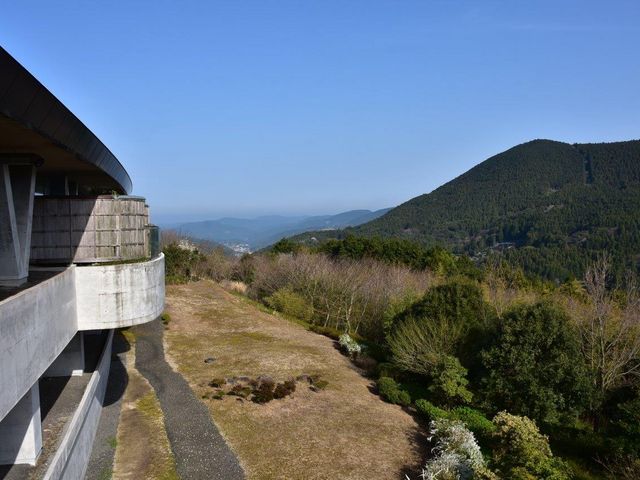 世知原温泉 山暖簾テラスからの眺望_世知原温泉 くにみの湯