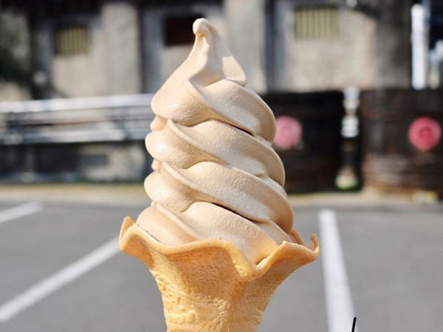 醤油ソフトクリーム_マルキン醤油記念館 売店