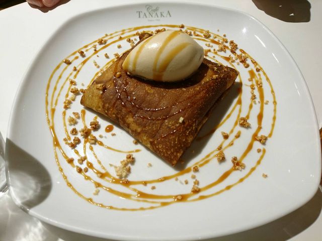 キャラメルのクレープ_cafe TANAKA(カフェ タナカ) ジャズドリーム店