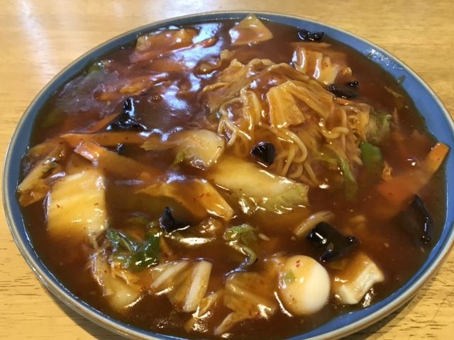 あんかけ焼きそばです。_盧山
