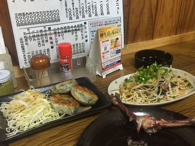エビニラ饅頭、もも焼き_嵐坊上野町店