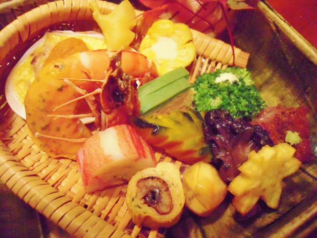 秋の吹き寄せ八寸_惣門