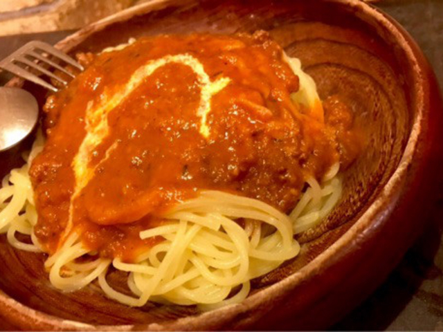 ミートソース_スパゲティ 麦小家