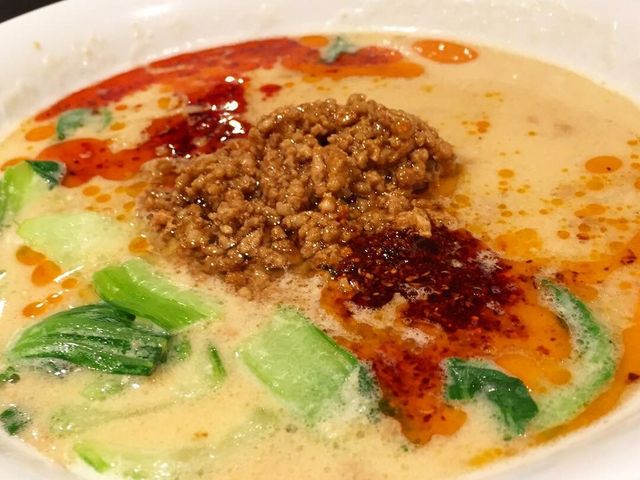 ランチ 坦々麺セット_中国料理 たけくま 赤坂店