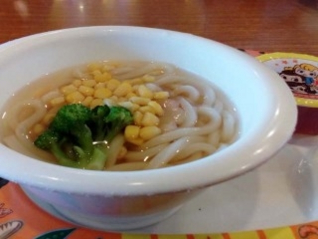 小さいお子様向けにうどんもあります!_ビッグボーイ各務原店