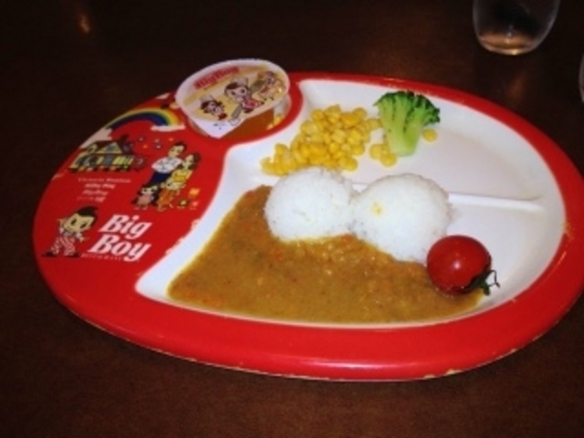 子どもはカレーを食べました!_ビッグボーイ奈良広陵店