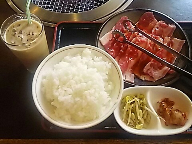 お昼のランチセットメニュー_やきにく宝島 荒川沖店